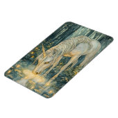 Enchanted Magical Unicorn Fireflies Forest マグネット (左側)