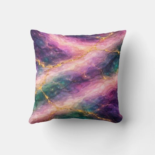 Enchanted Marble with Gold Veining クッション (裏面)