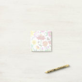 Enchanted Meadow Wildflower Art Sticky Notes ポストイット (デスク上)