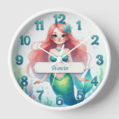 Enchanted Mermaid Time 壁時計 (正面)