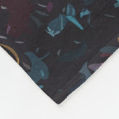 Enchanted Mermaid Underwater Scene フリースブランケット (角)