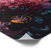 Enchanted Mermaid Underwater Scene ポスター (角)