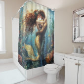 Enchanted Mermaid's Embrace シャワーカーテン (インサイチュ)