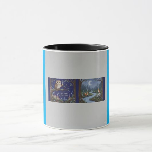 Enchanted Midnight Forest: Celestial Owl & Woodlan マグカップ (中央)