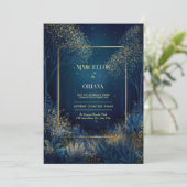 Enchanted Midnight Forest Wedding 招待状 (スタンド正面)