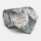 Enchanted Misty Forest with Dark Castle – Ethereal ネクタイ (ロール)