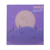 「Enchanted Moonlight」メモ帳 ノートパッド (正面)