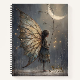 Enchanted Moonlit Woodland Fairy Personalized ノートブック