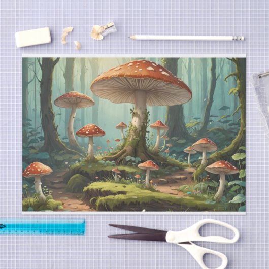 Enchanted Mushroom Forest 薄葉紙 (クラフト)