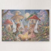 Enchanted Mushroom Forest Fairies Jigsaw Puzzle ジグソーパズル (横)