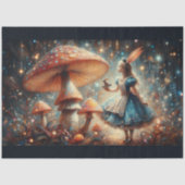 Enchanted Mushroom Wonderland Alice Decoupage 薄葉紙 (正面)