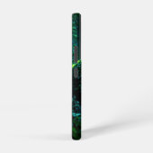 Enchanted nature guardian feeding a baby fawn samsung galaxyケース (右側面)