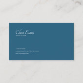 Enchanted Night Floral Yellow Rose Cityscape 名刺 (裏面)