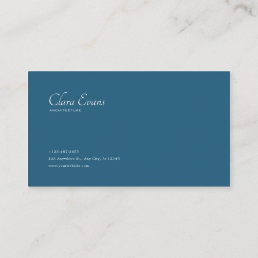 Enchanted Night Floral Yellow Rose Cityscape 名刺 (裏面)