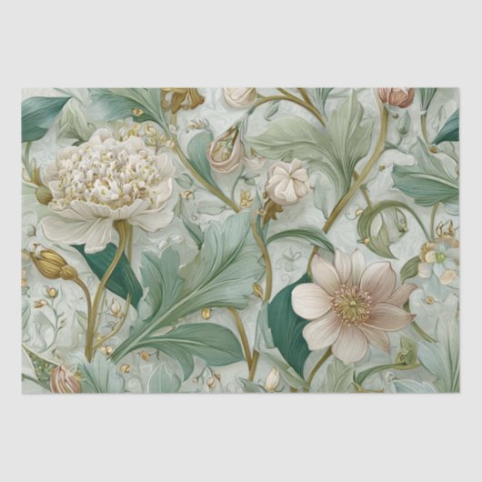 Enchanted Nouveau Garden Botanical 薄葉紙 (正面)