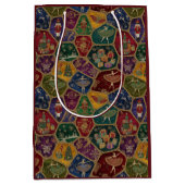 Enchanted Nutcracker Ballet Christmas ミディアムペーパーバッグ (正面)