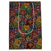 Enchanted Nutcracker Ballet Christmas ミディアムペーパーバッグ (裏面)