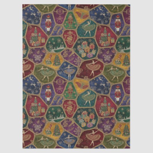 Enchanted Nutcracker Ballet Christmas 薄葉紙 (正面)