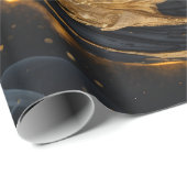 Enchanted Ornament Golden Holiday Gift Wrap ラッピングペーパー (ロールコーナー)