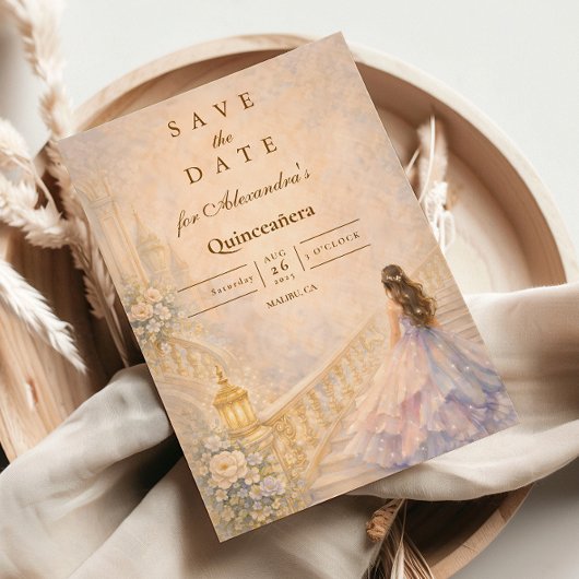 Enchanted Palace Fairytale Quinceañera セーブザデート