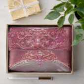 Enchanted Pink Ballerina & Filigree Frame Decoupag 薄葉紙 (ギフト)
