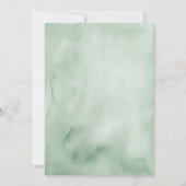 Enchanted Pink Fairy and Unicorns Forest Birthday 招待状 (裏面)