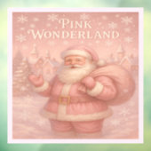 Enchanted Pink Wonderland Santa ウィンドウサイン (シート3)