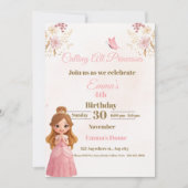 Enchanted Princess Birthday Card for Girls シーズンカード (正面)
