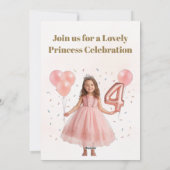 Enchanted Princess Birthday Card for Girls シーズンカード (裏面)