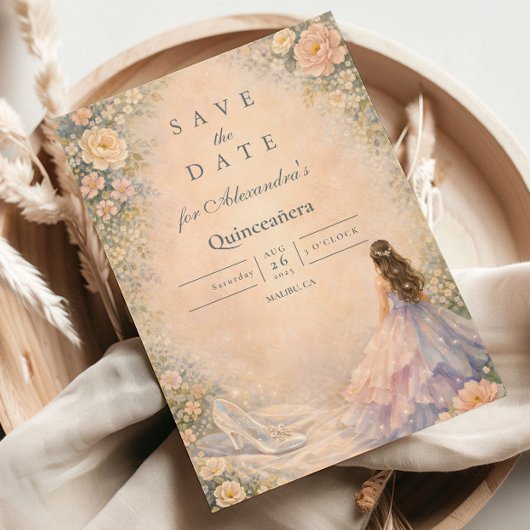 Enchanted Princess Fairytale Quinceañera セーブザデート