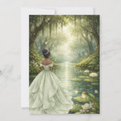 Enchanted Princess & Frog Fairytale Quinceañera  招待状 (裏面)