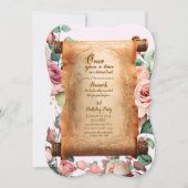 Enchanted Princess Third Party Birthday Invitation 招待状 (正面)