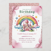 Enchanted Rainbow Castle 招待状 (正面/裏面)