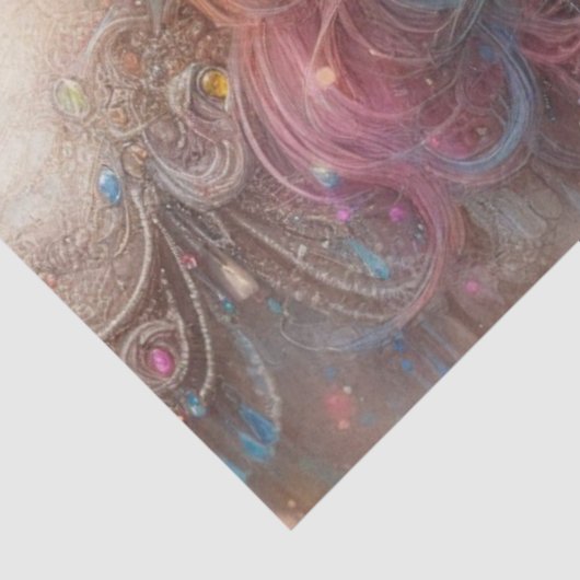 Enchanted Rainbow Unicorn Craft Decoupage 薄葉紙 (詳細)