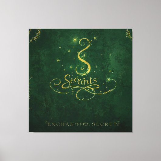 Enchanted Secrets – Golden Sigil キャンバスプリント (正面)