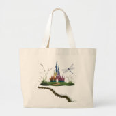 Enchanted Storybook Castle Jumbo Tote ラージトートバッグ (正面)