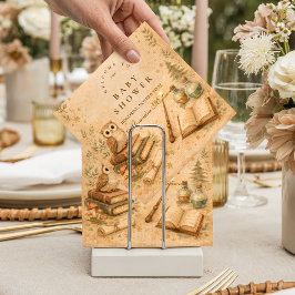 Enchanted Storybook Wizard Baby Shower スタンダードカクテルナプキン