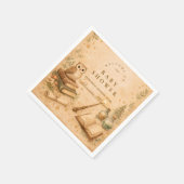 Enchanted Storybook Wizard Baby Shower スタンダードカクテルナプキン (角)