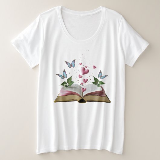 Enchanted Storybook Women’s Plus Size Tee  プラスサイズTシャツ (デザイン正面)