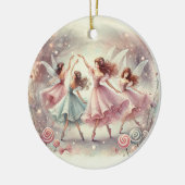 Enchanted Sugar Plum Fairies セラミックオーナメント (左)