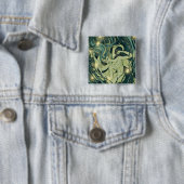 Enchanted Teal Siren Square Button 缶バッジ (インサイチュ)