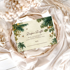 Enchanted Tropical Safari Diapper Raffle エンクロージャーカード