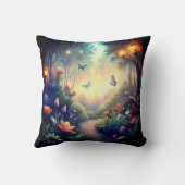 Enchanted Twilight Garden - Magical Forest Gift クッション (裏面)
