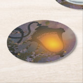 Enchanted Twilight Lamp Coaster ラウンドペーパーコースター (アングル)