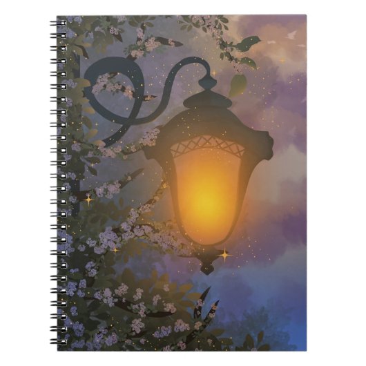 Enchanted Twilight Lamp Notebook ノートブック (正面)