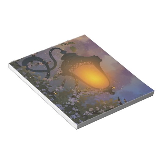 Enchanted Twilight Lamp Notepad ノートパッド (アングル)
