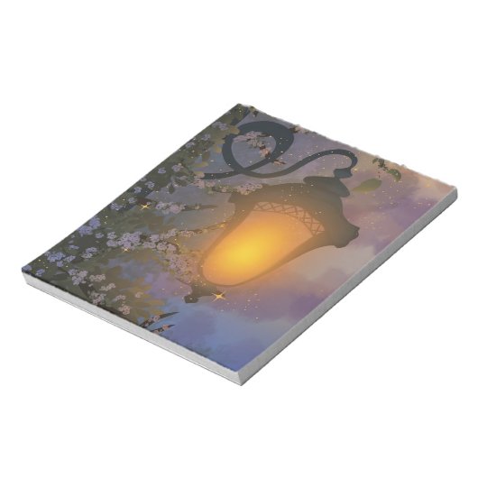 Enchanted Twilight Lamp Notepad ノートパッド (回転)