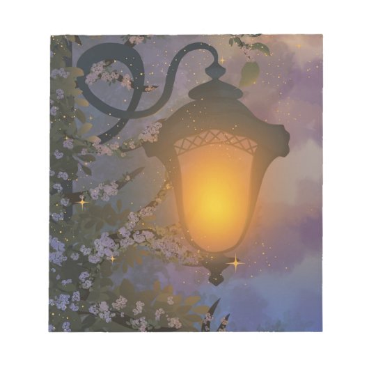 Enchanted Twilight Lamp Notepad ノートパッド (正面)
