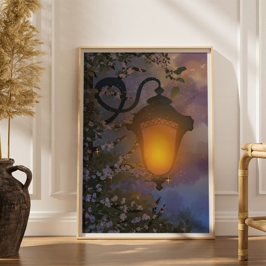 Enchanted Twilight Lamp Wall Poster ポスター