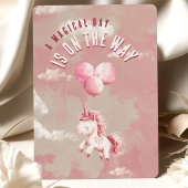 Enchanted Unicorn - First お洒落 Birthday Party 招待状